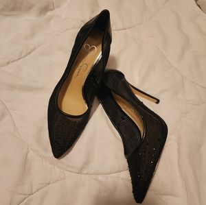 Jessica Simpson Mesh Heels